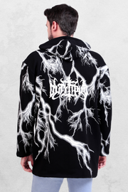 Rebellious Oversized Hoodie Jacket