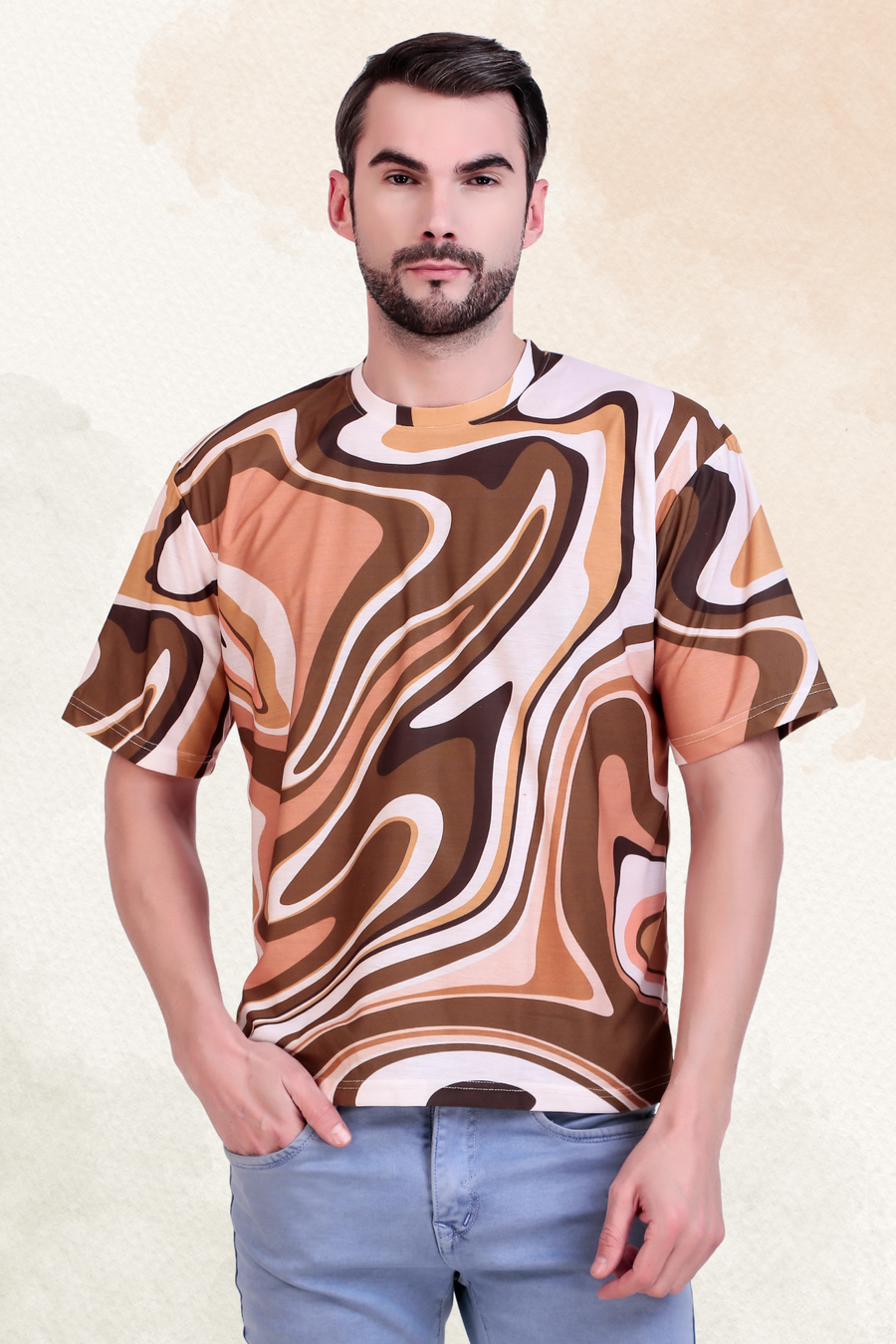 GROOVY WAVES OVERSIZED TSHIRT
