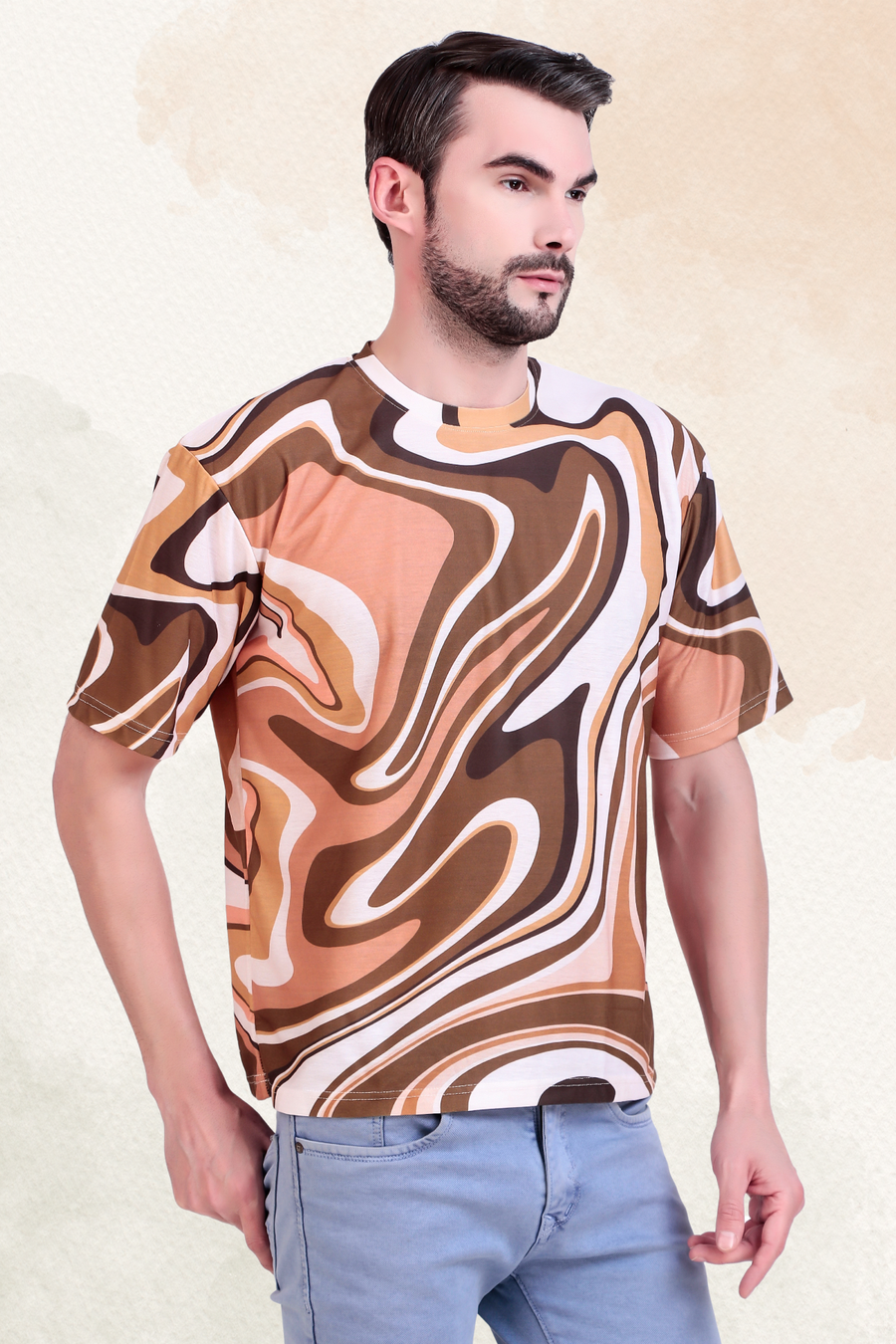 GROOVY WAVES OVERSIZED TSHIRT