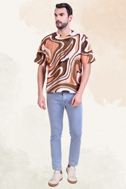 GROOVY WAVES OVERSIZED TSHIRT