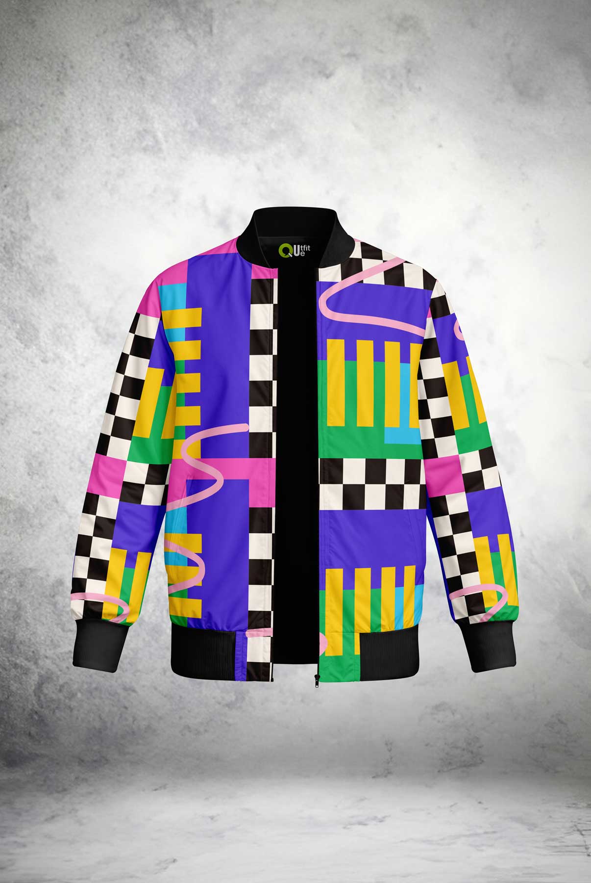 Primary Pop Bomber Jacket outfitque