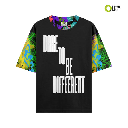 Dare to Be Different Oversized Tee - Print it up