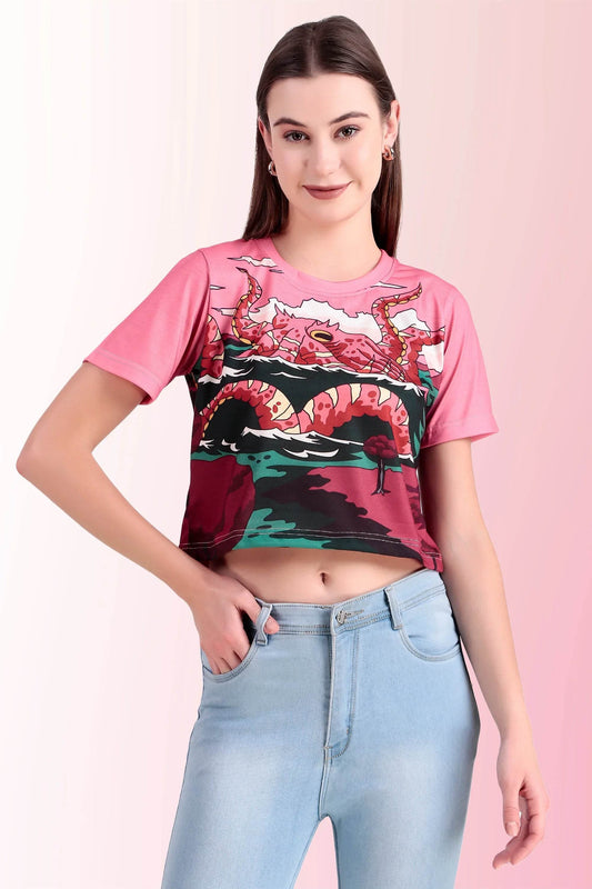 OctoVibe Crop Top - Print it up