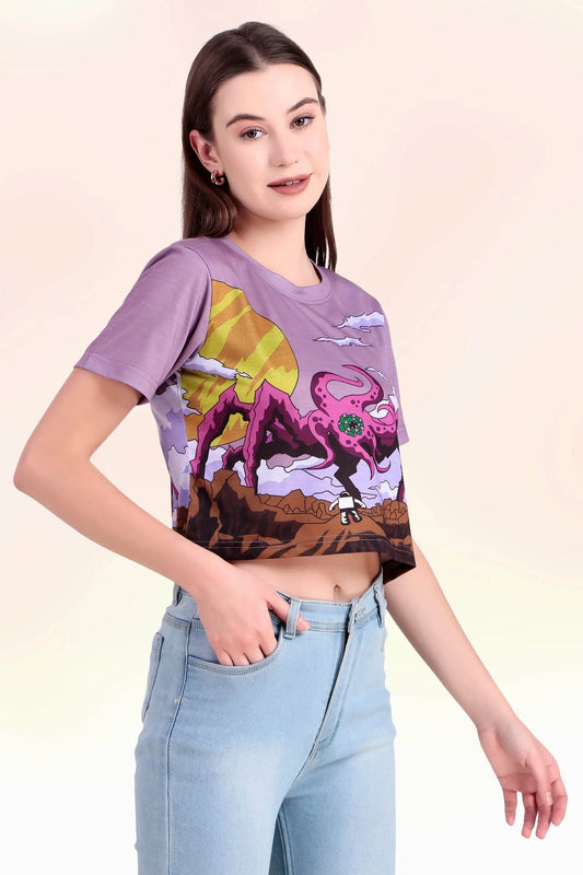 OctoVibe Crop Top - Print it up