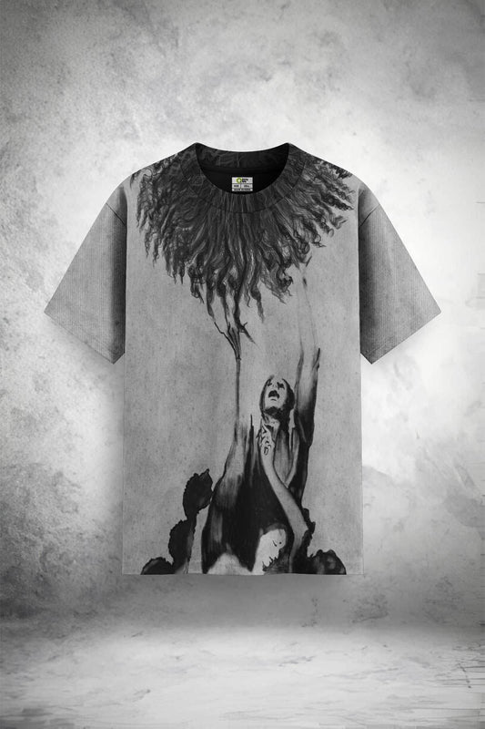 Ascend in Shadows Tee - Print it upOversize