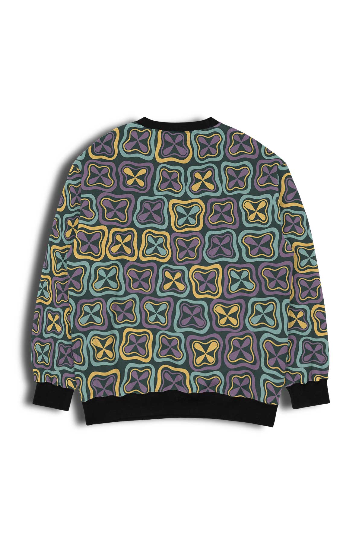 Geometric Bloom Pullover Sweatshirt (Copy) outfitque