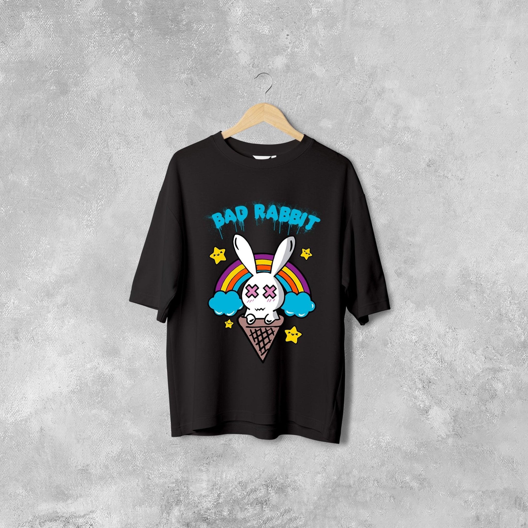 Bad Rabbit - Oversized T - Shirt - outfitque