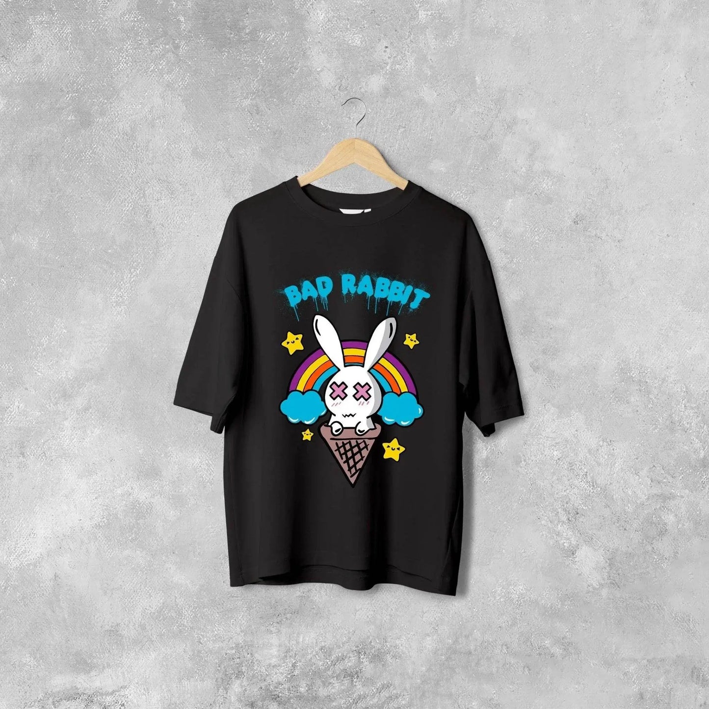 Bad Rabbit - Oversized T-Shirt - Print it up