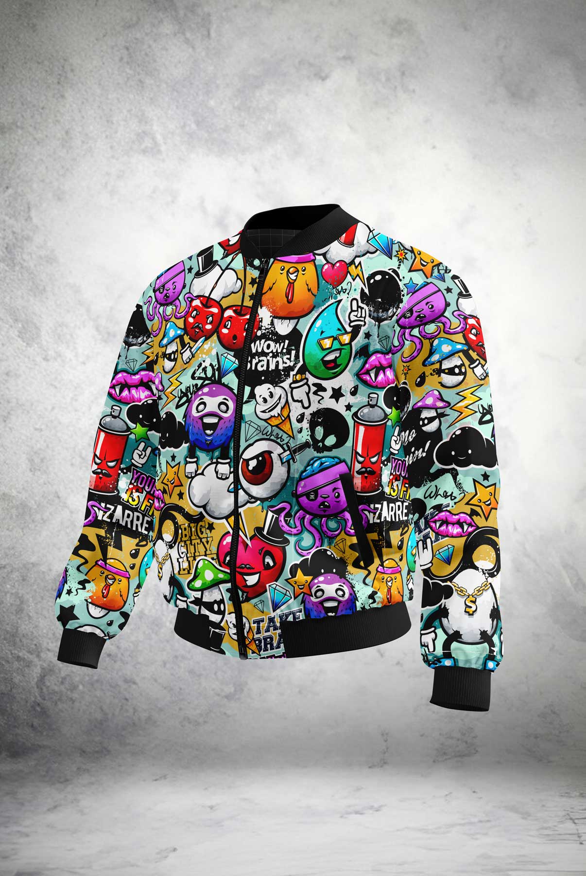 Gumball Galaxy Bomber Jacket outfitque