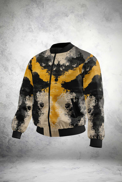 Abstract Bomber Jacket Print it up