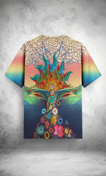Cosmic Sunrise Tee - Print it upOversized