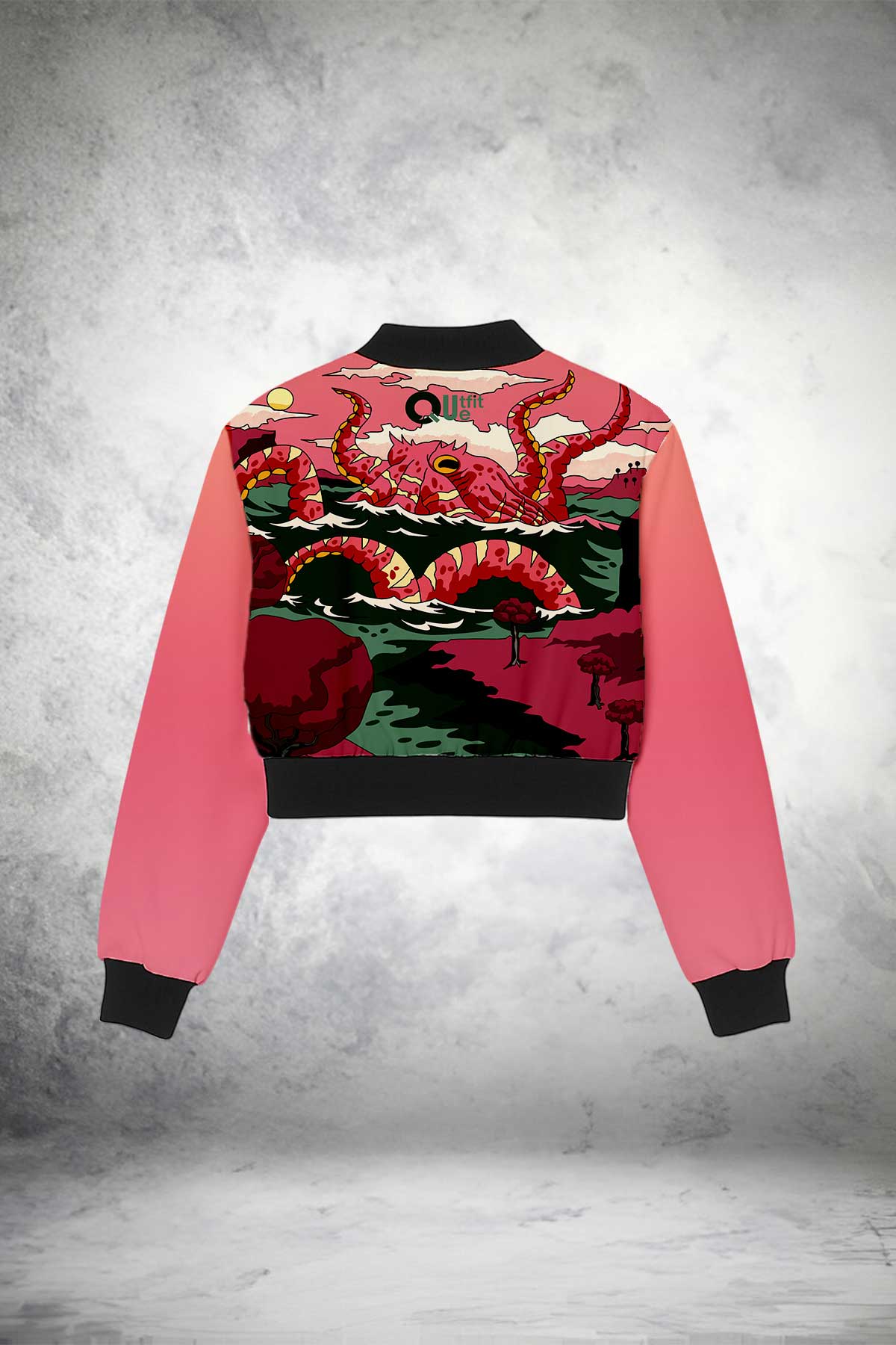 Sea Monster Crop Jacket Print it up