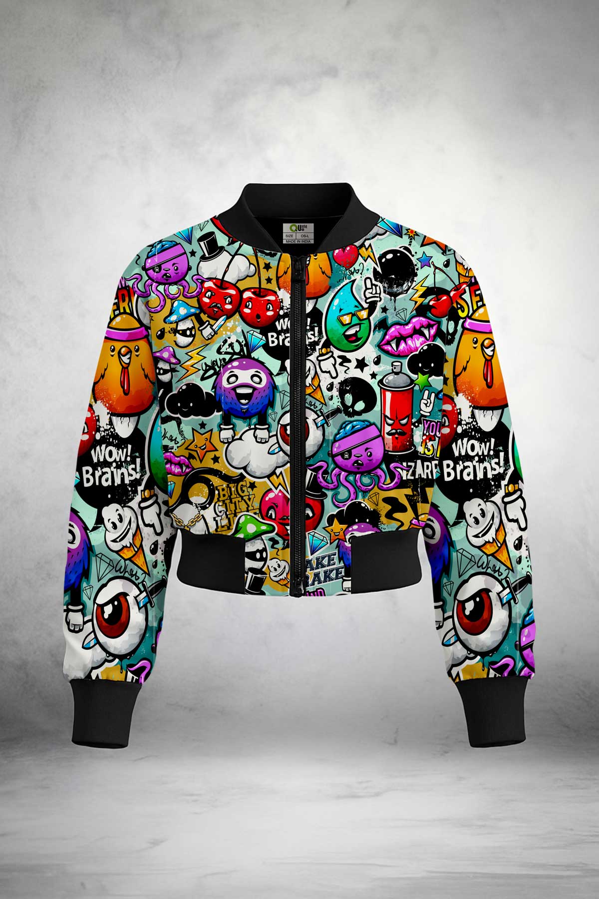 Gumball Galaxy Crop Jacket Print it up