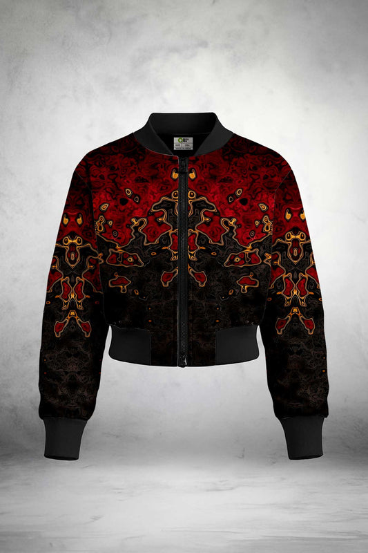 Volcanic Flow Crop Jacket (Copy) Print it up