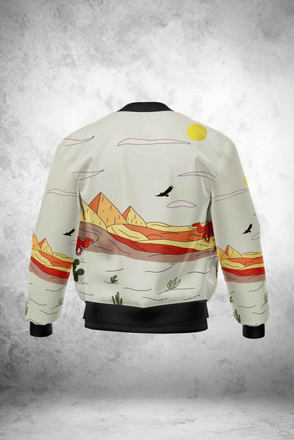 Desert Mirage Bomber Jacket - Print it upjacket