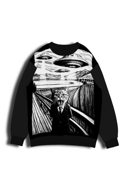 Munch's Meow Sweatshirt (Copy) outfitque