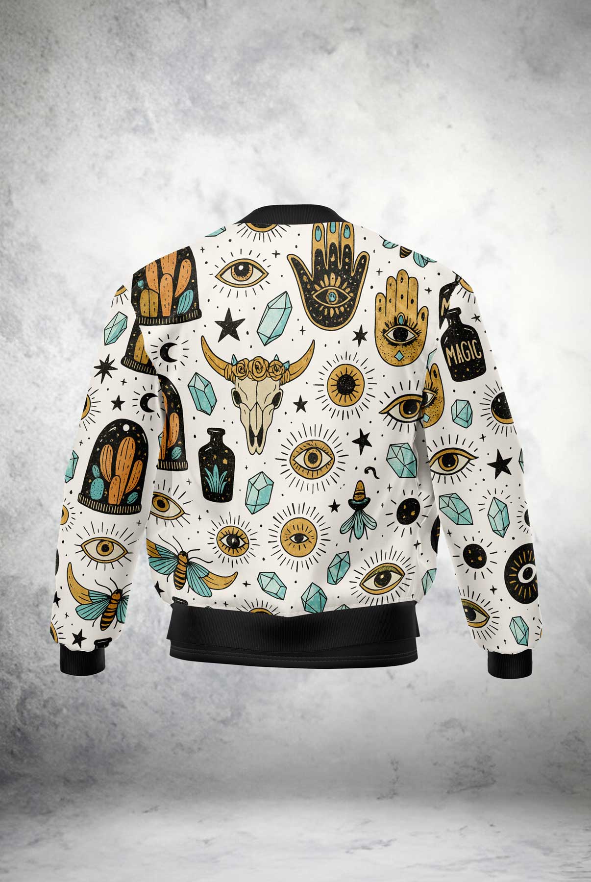 Mystic Sight Bomber Jacket Print it up