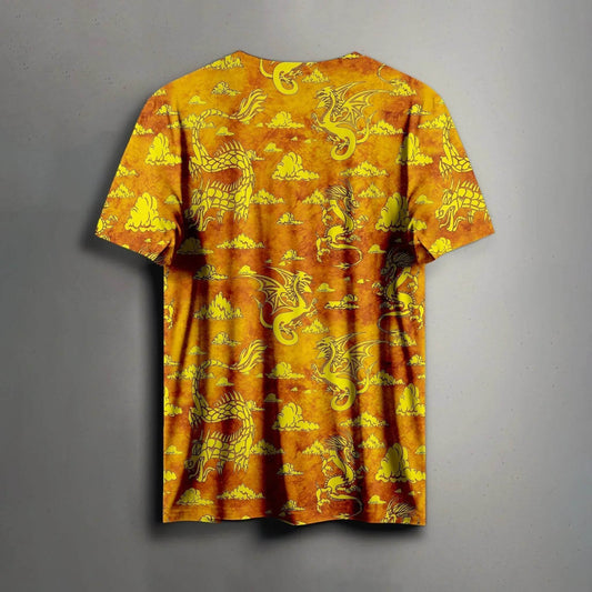 Golden Dragon Cloud Fusion Tee - Print it up