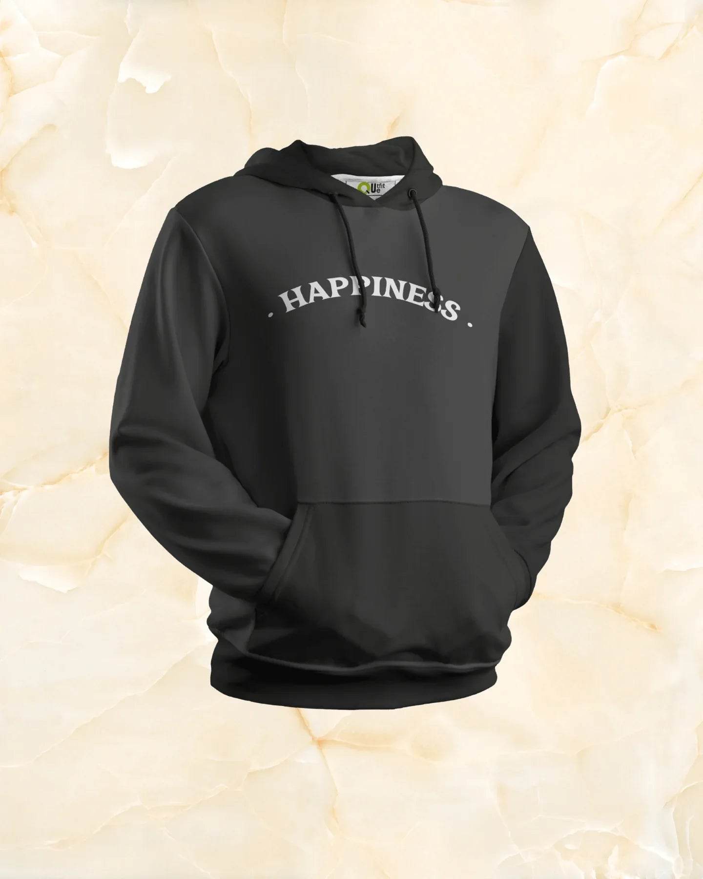 Happniess Printed Hoodie - Print it upHoodies