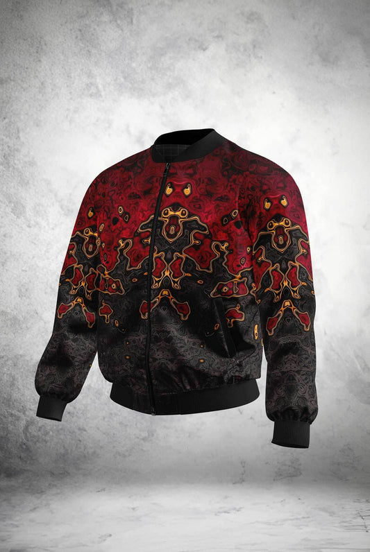Inferno Pulse Bomber Jacket - Print it upjacket
