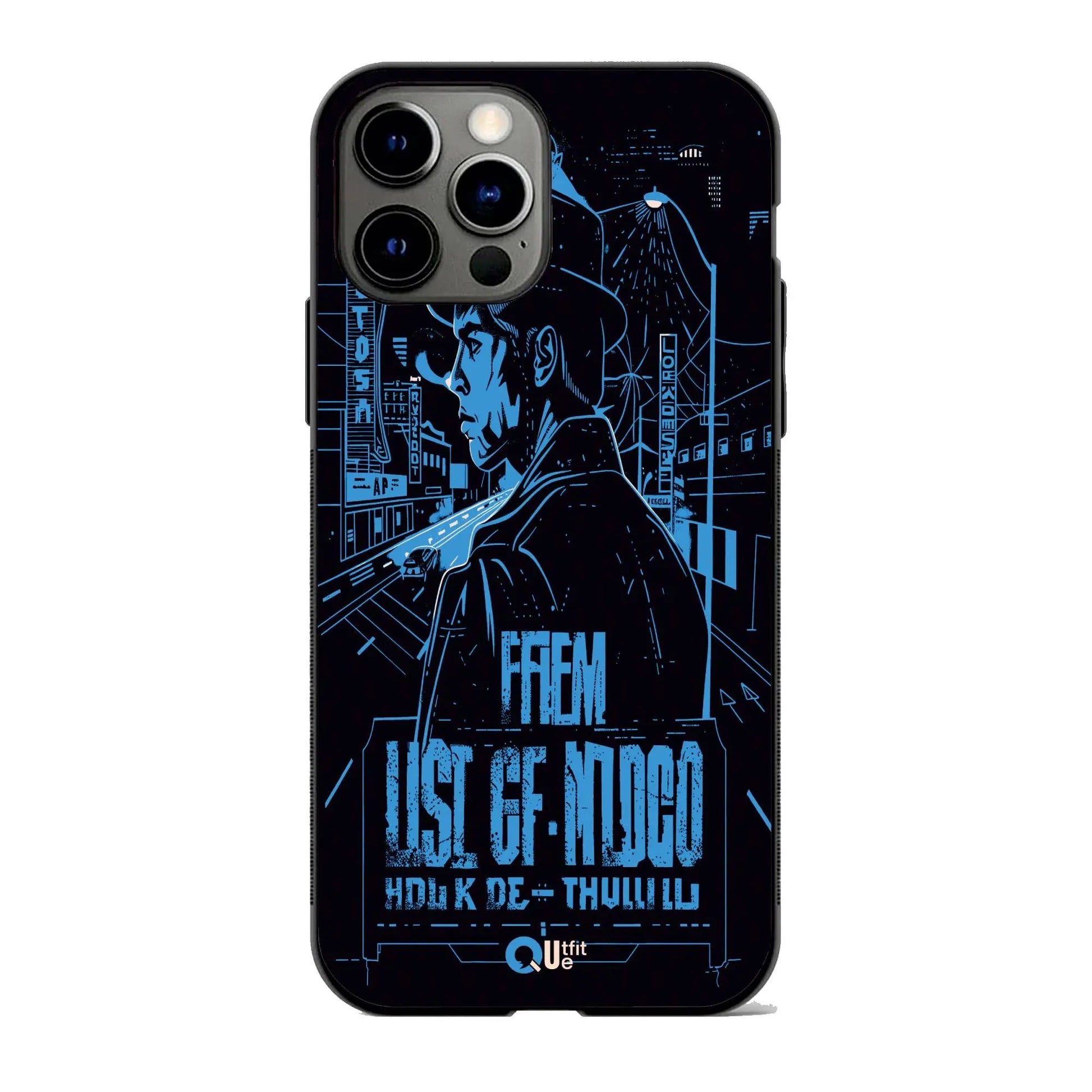 Mafia Blue Metal TPU hybrid Protection Case - Print it upPhone case
