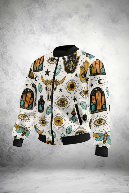 Mystic Sight Bomber Jacket Print it up