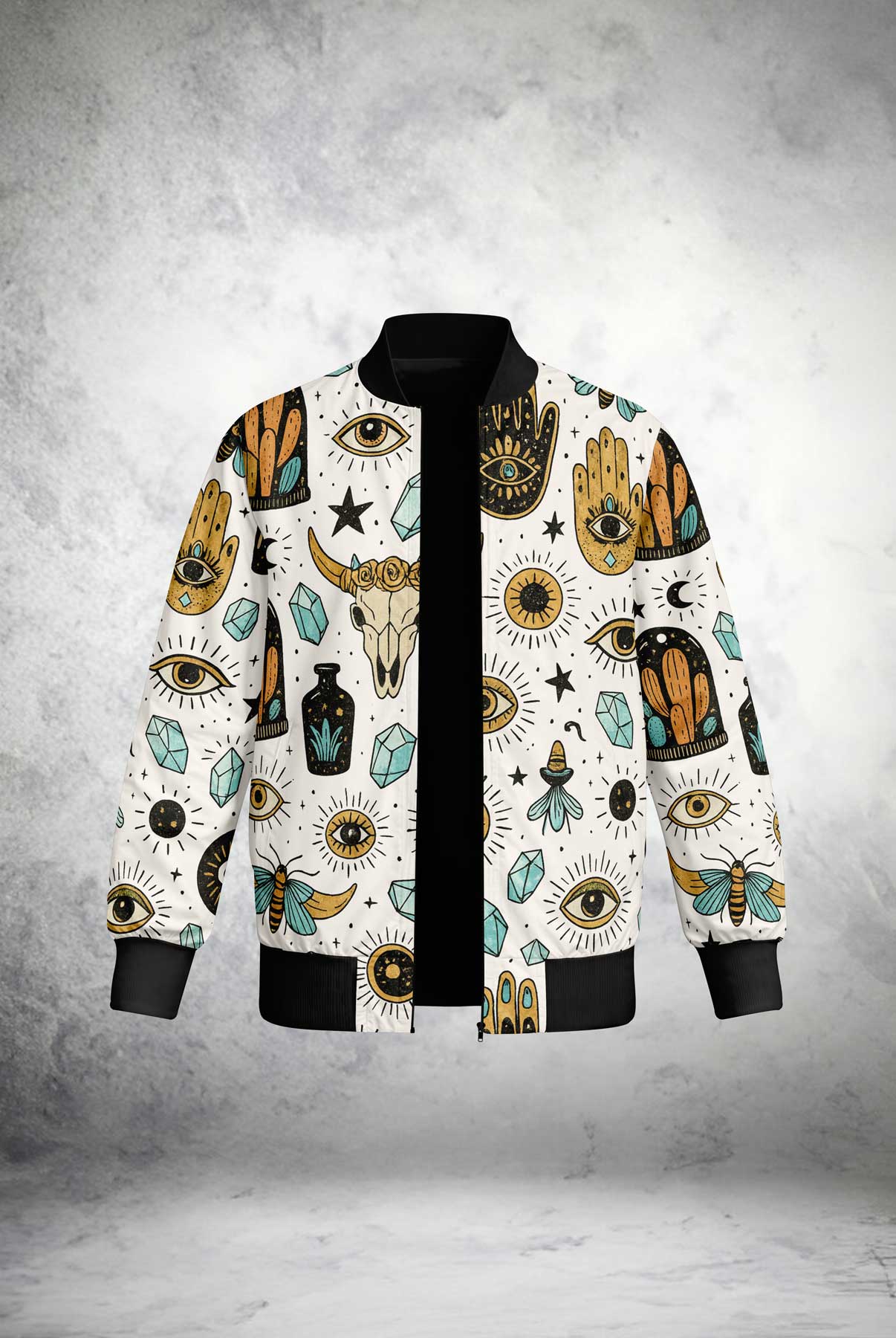 Mystic Sight Bomber Jacket Print it up