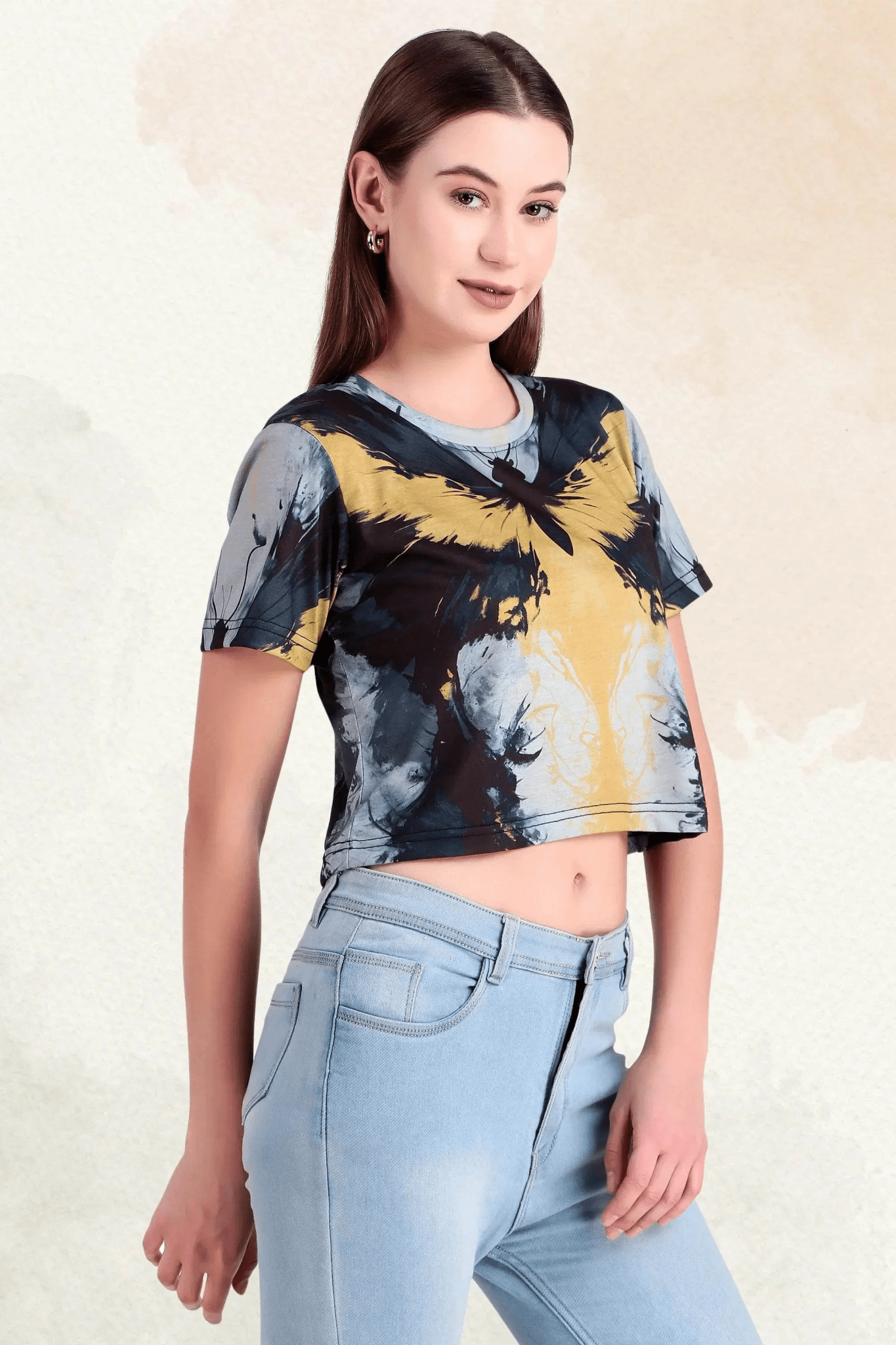 Midnight Monarch Crop Top - Print it upCROP TOP