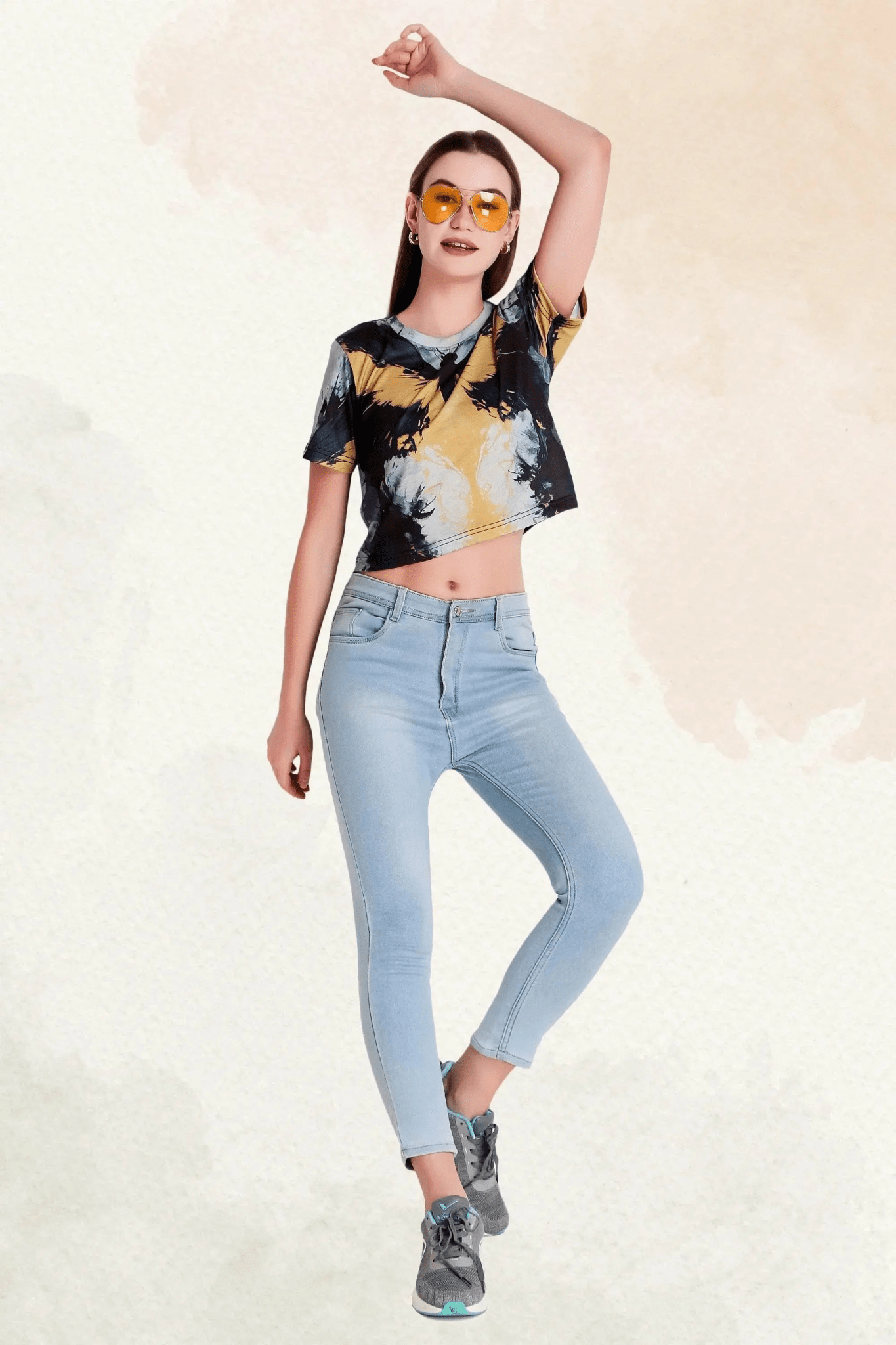Midnight Monarch Crop Top - Print it upCROP TOP