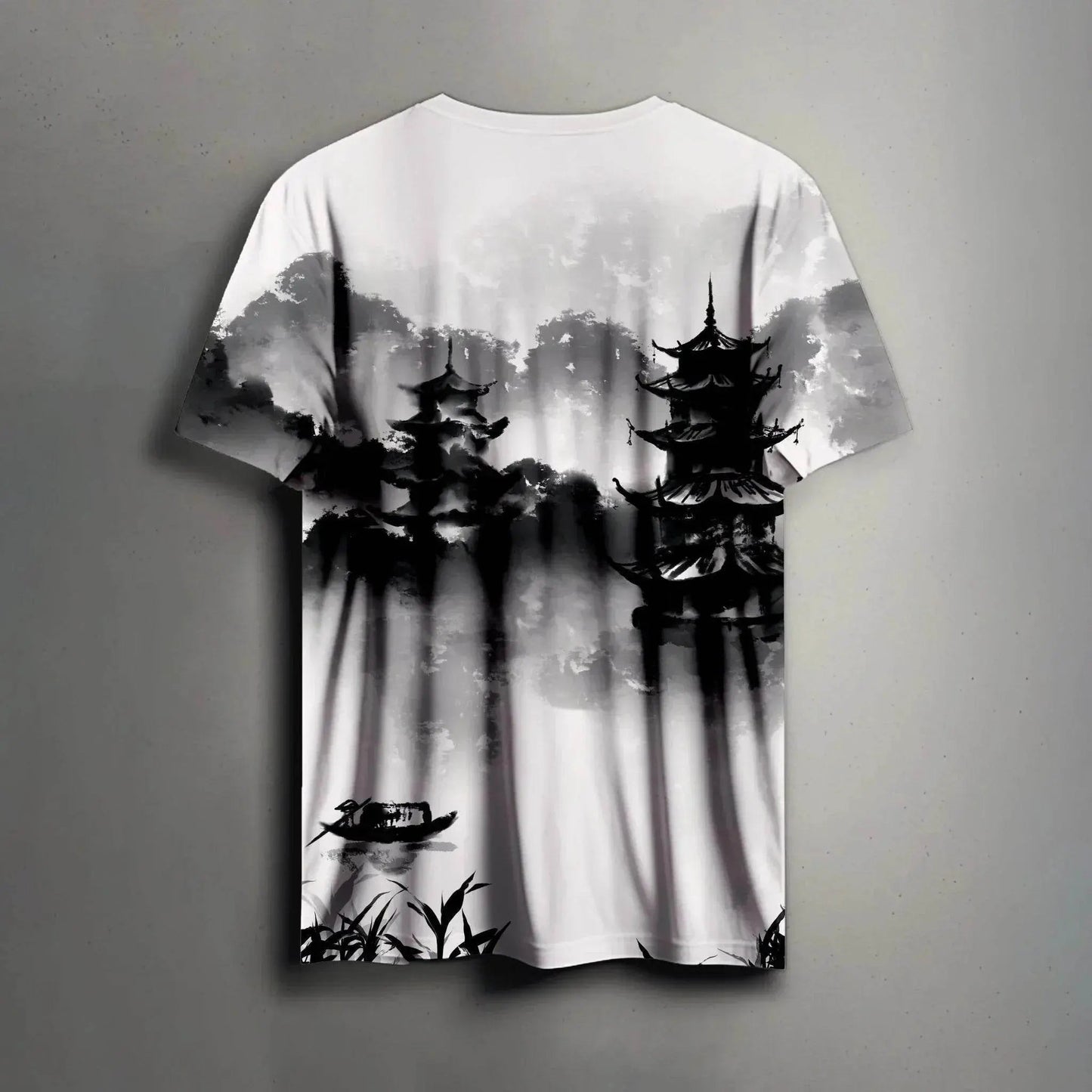 Misty Pagoda Ink - Wash Fusion Tee - Print it upregular tshirt