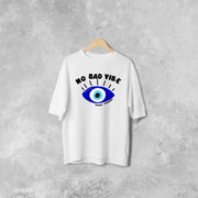 No Bad Vibes - Oversized T - Shirt - outfitque