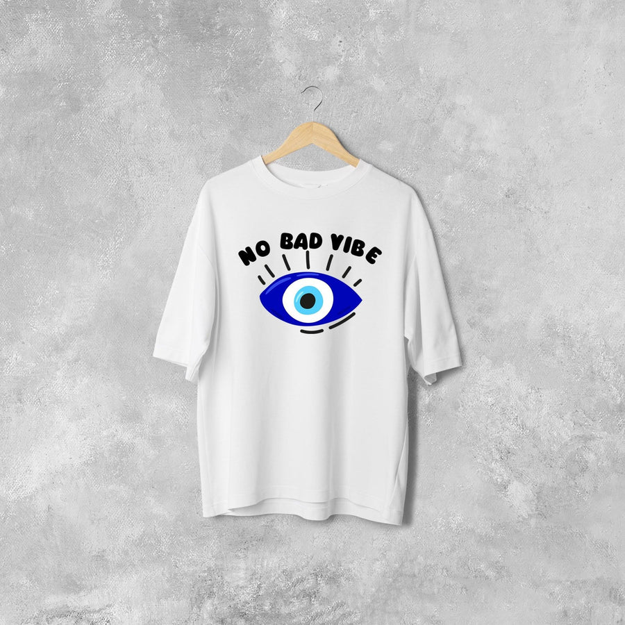 No Bad Vibes - Oversized T - Shirt - outfitque
