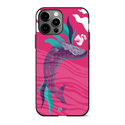 Pink Whale Metal TPU hybrid Protection Case - Print it upPhone case