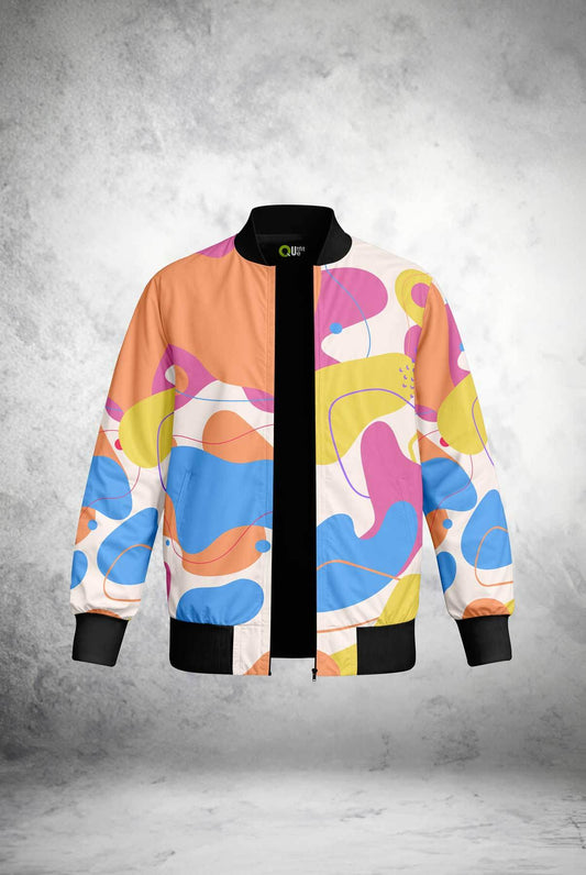 Pop Splash Bomber Jacket - Print it upjacket