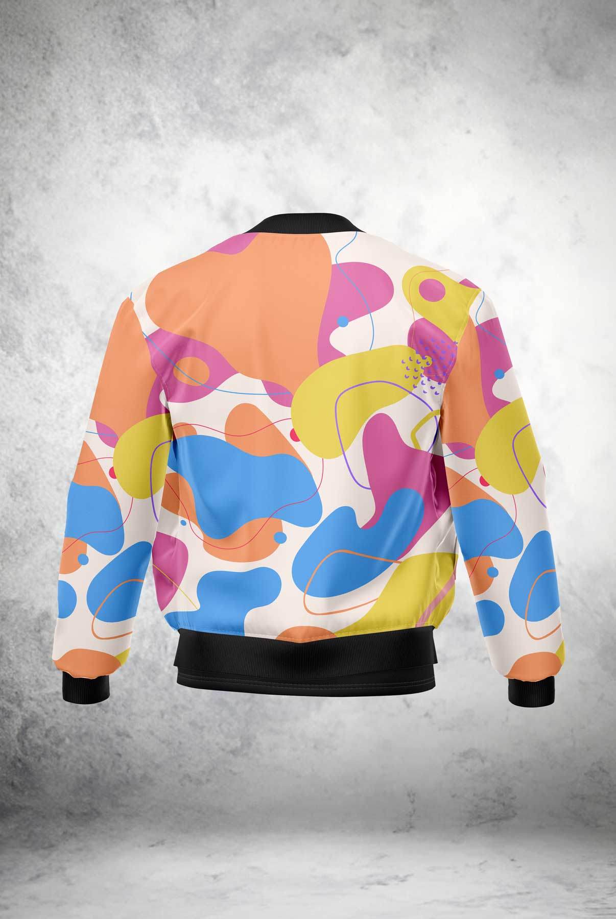 Pop Splash Bomber Jacket - Print it upjacket