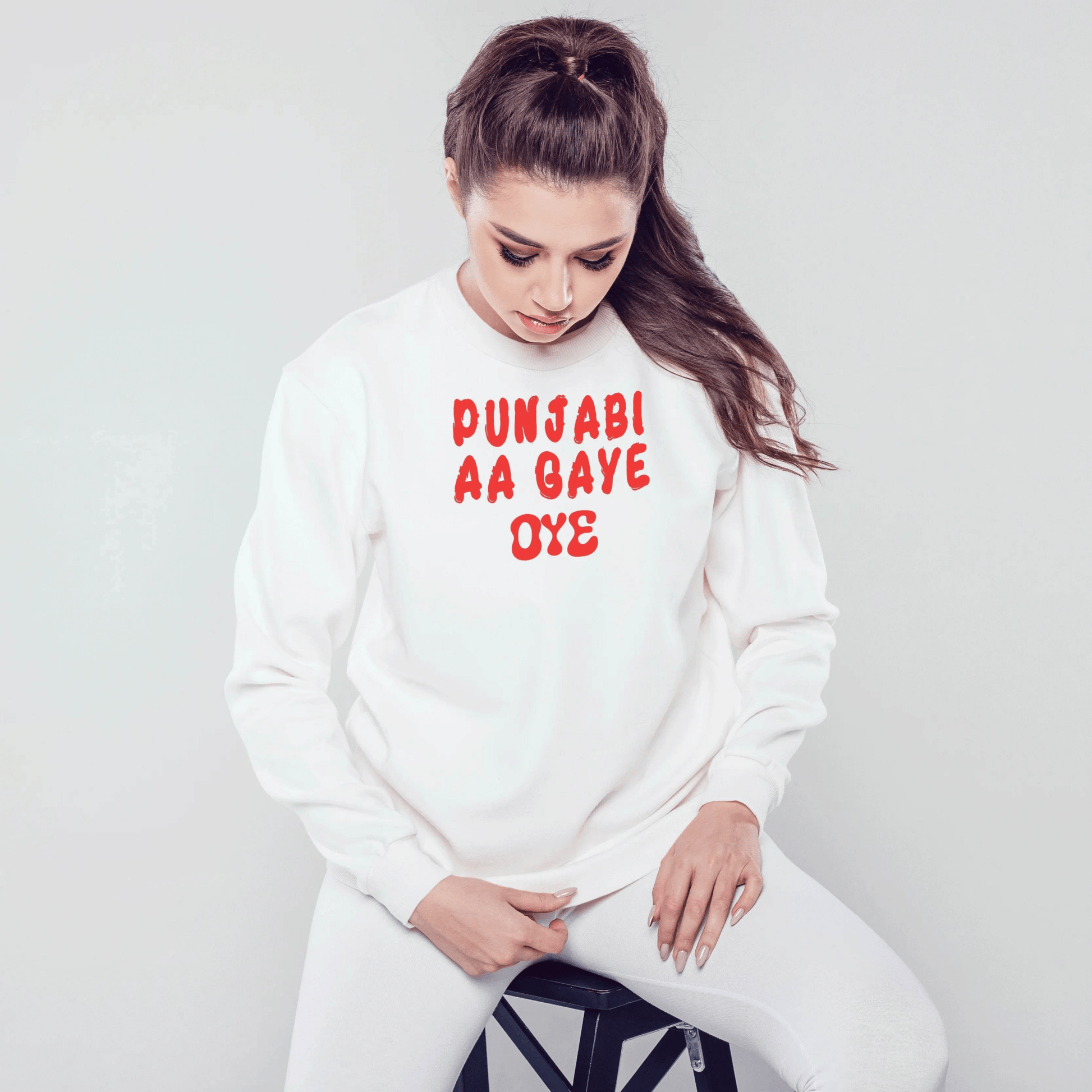 Punjabi Aa Gaye Oye Dil - Luminati Tour Sweatshirt - Print it upsweatshirt