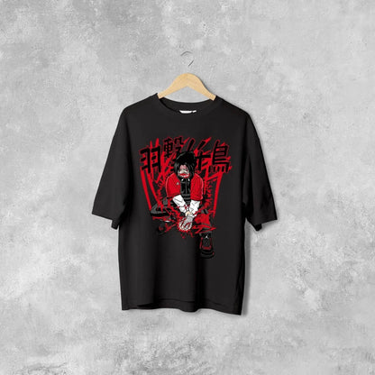 Sasuke Chidori Lighting 2.0 - Oversized T-Shirt - Print it up