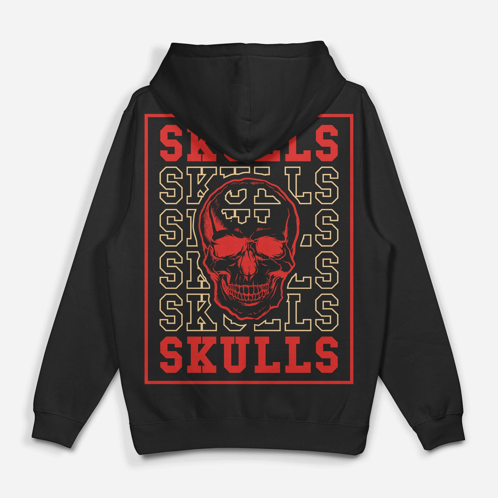 Skull Art Printed Hoodie - Print it upHoodies