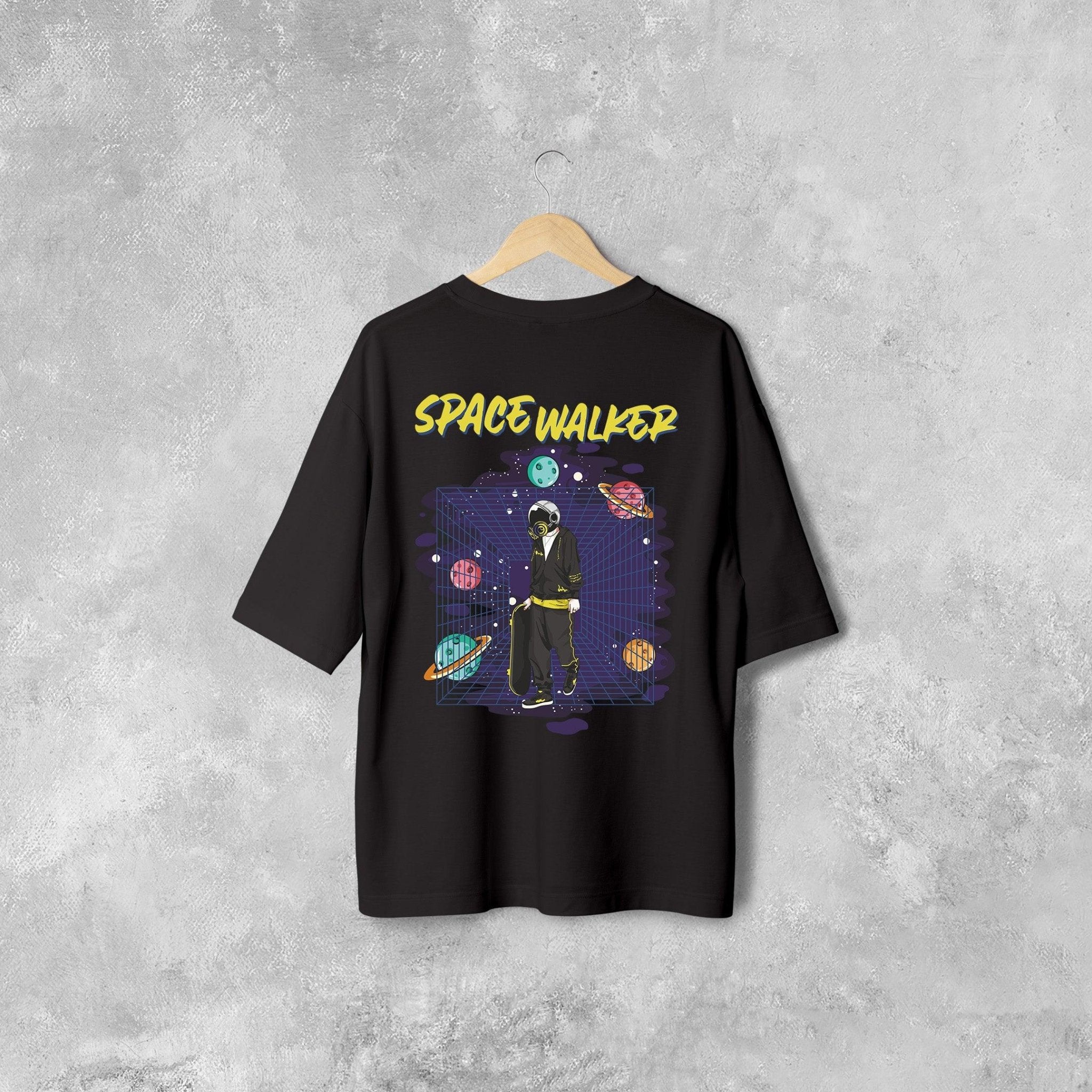 Space Walker - Oversized T - Shirt - outfitque