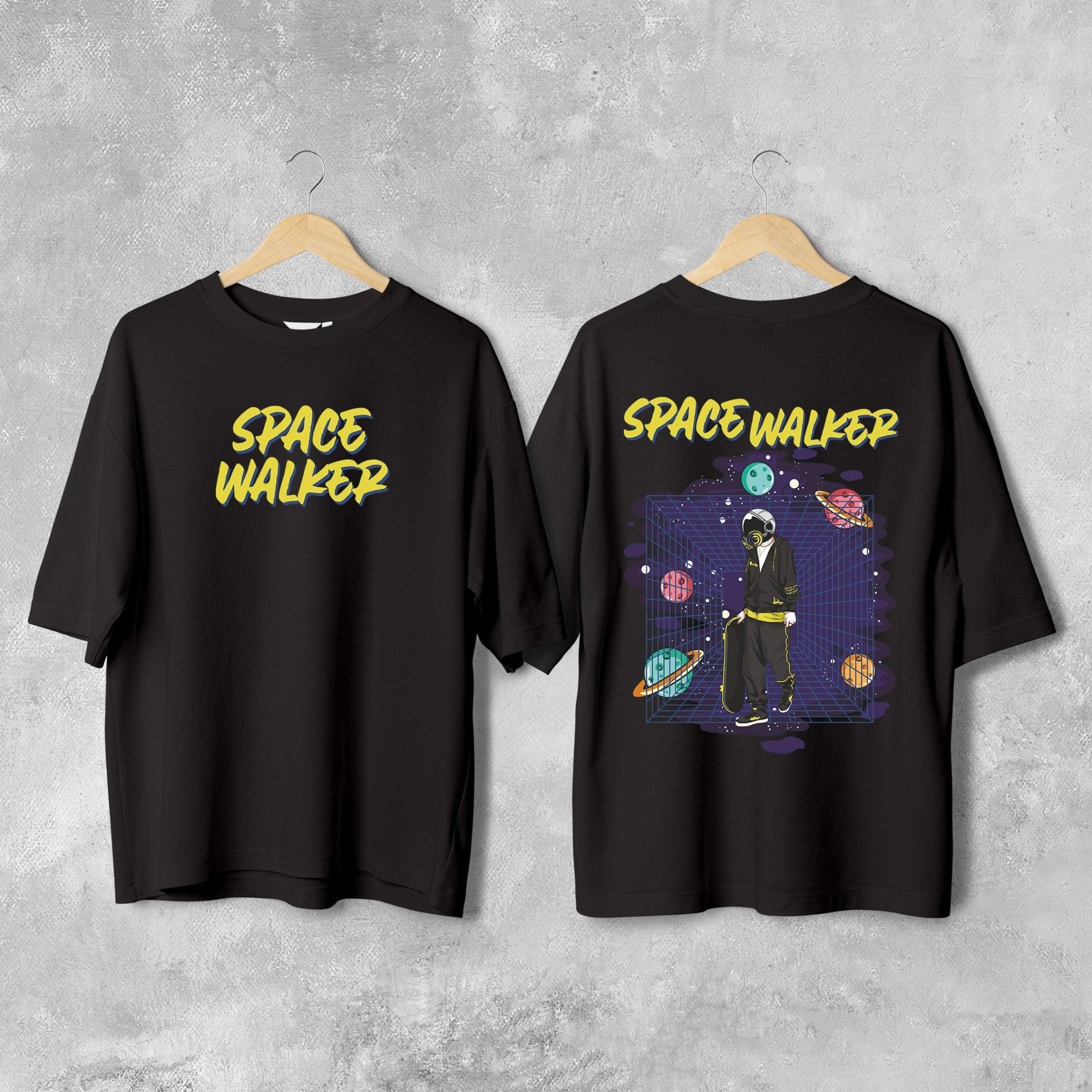 Space Walker - Oversized T - Shirt - outfitque