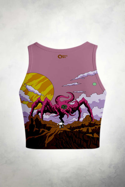Cosmic Monster Dune Scape Crop Tank